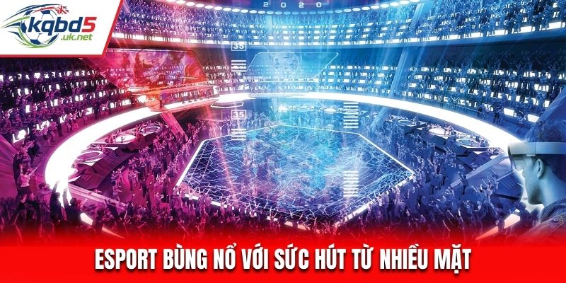 Esport bùng nổ với sức hút từ nhiều mặt