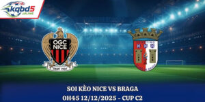 Soi Kèo Nice vs Braga - 0h45 12/12/2025 - UEFA Europa