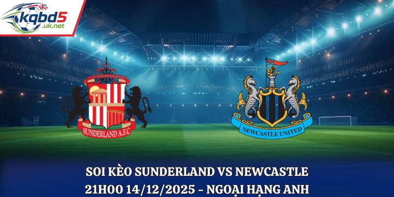 Soi Kèo Sunderland vs Newcastle - 21h00 14/12/2025 - Ngoại hạng Anh